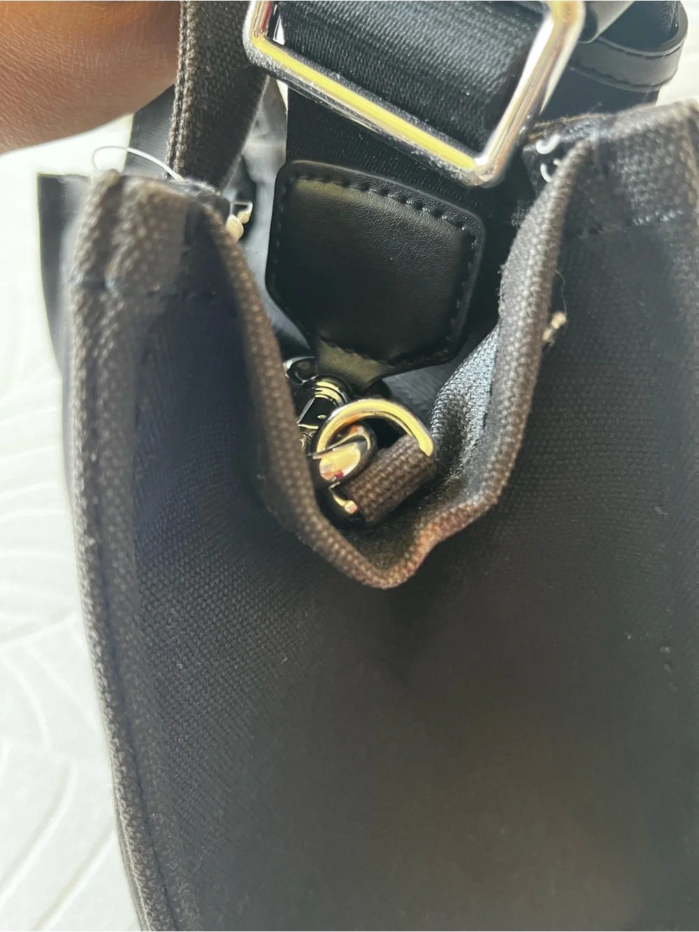 Marc Jacobs Black Canvas 'The Tote Bag' Small Tote